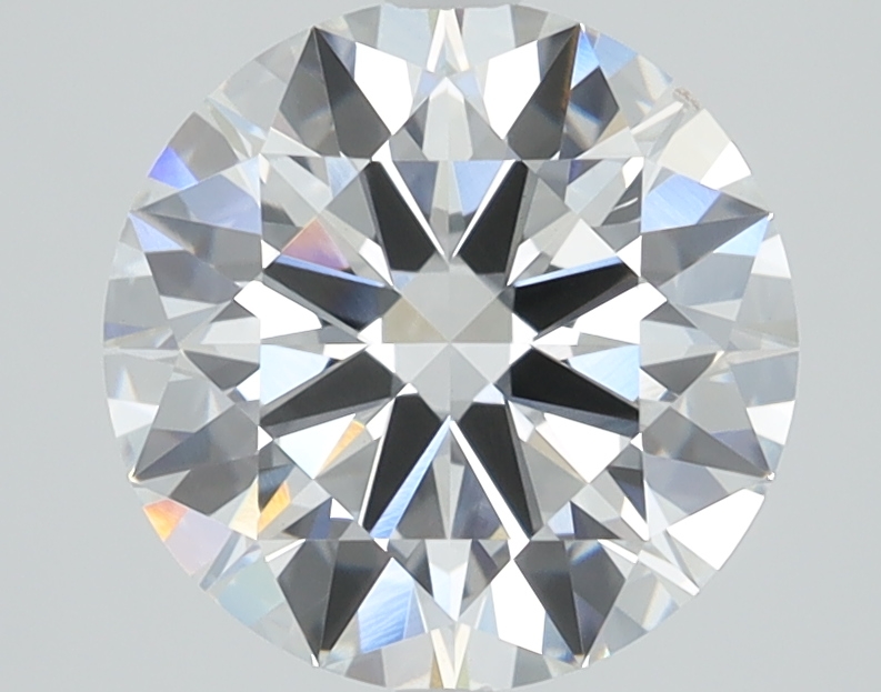 2.32ct round D/VS2 lab-grown diamond, 8.59mm, IGI certified.