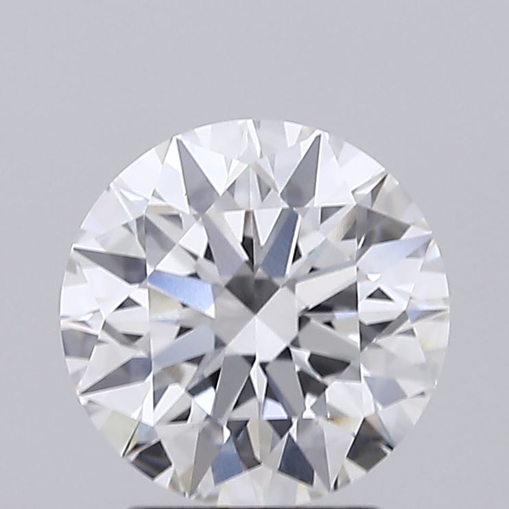 2.32ct round F/VS1 lab-grown diamond, 8.41mm, IGI certified.
