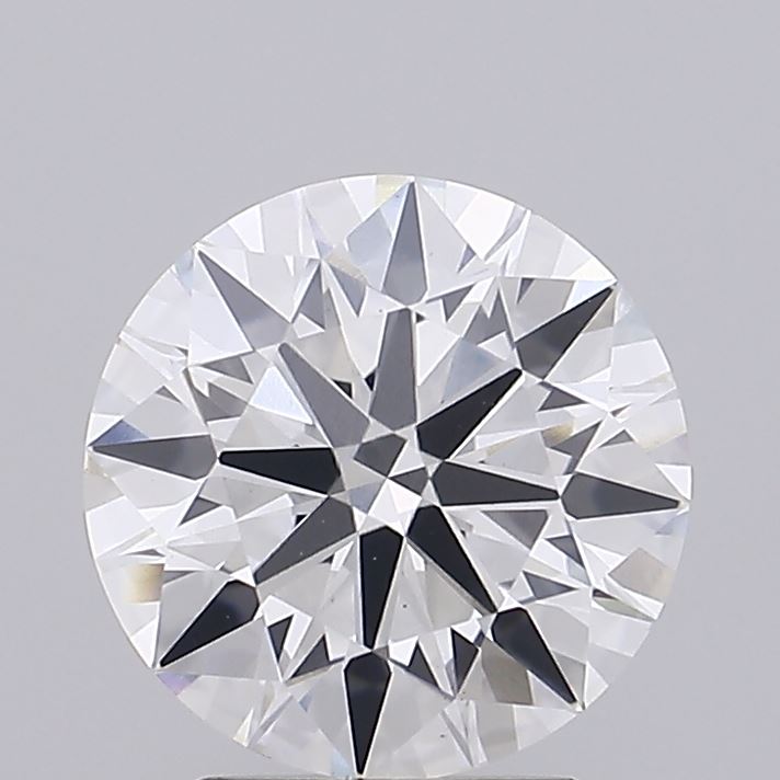 2.36ct round lab-grown diamond E/VS1, 8.59mm, IGI certified.