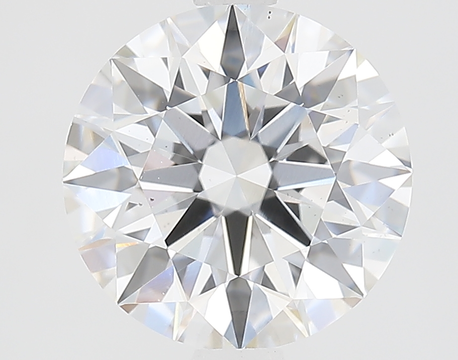 2.38ct round lab-grown diamond, D color, VS2 clarity, IGI certified.