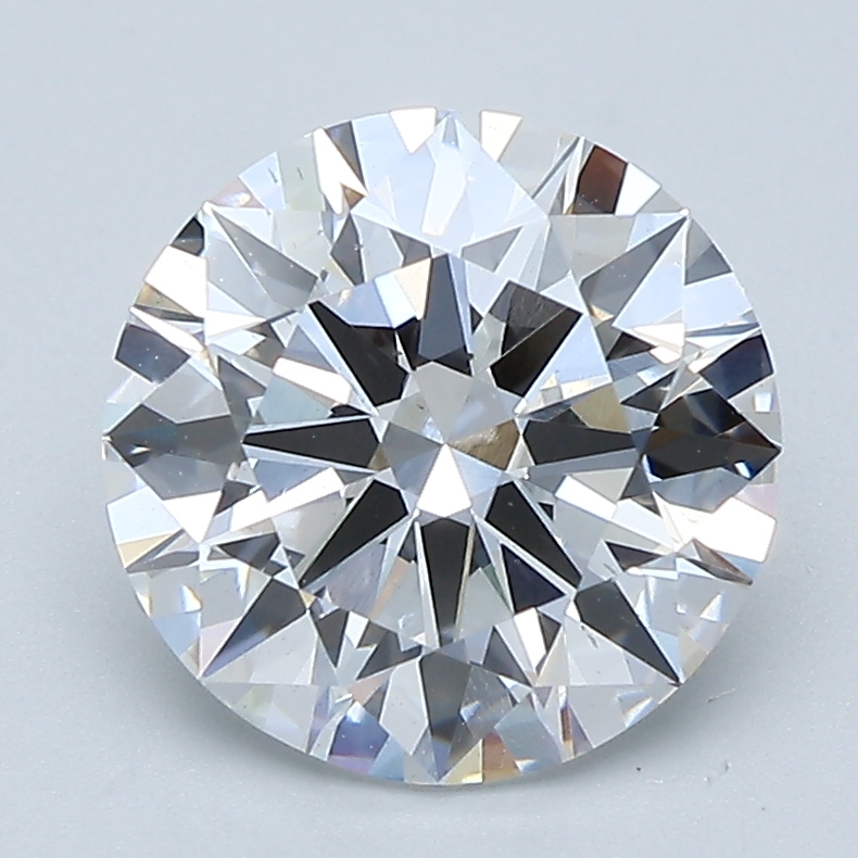 2.41ct round lab-grown diamond E/VS2 with IGI certification.