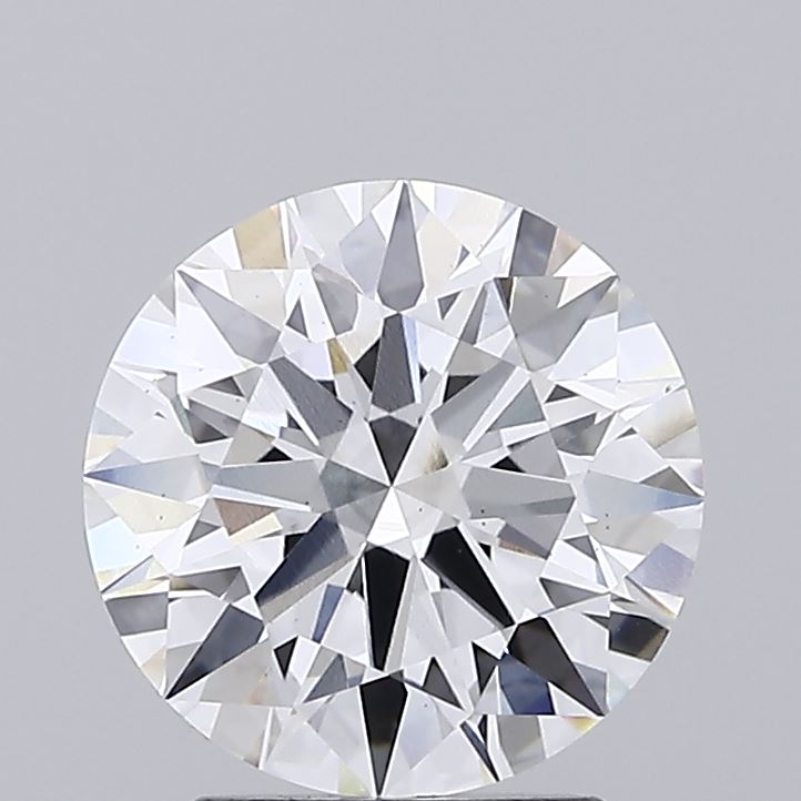 2.6ct round lab-grown diamond F color VVS2 clarity IGI certified