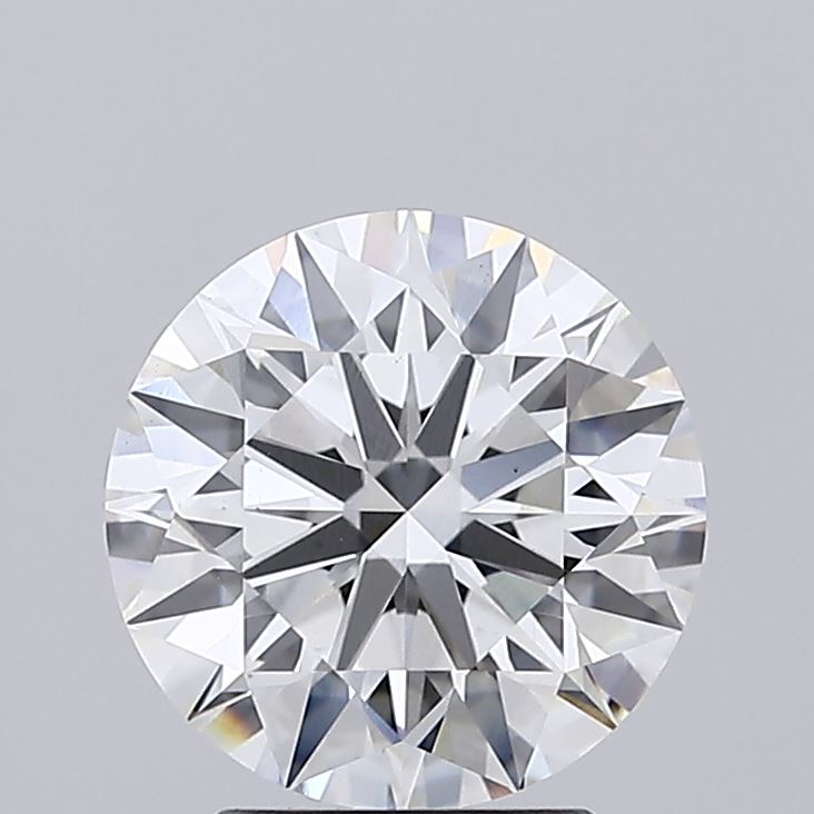 2.62ct round lab-grown diamond E/VS1, 8.77mm, IGI certified.