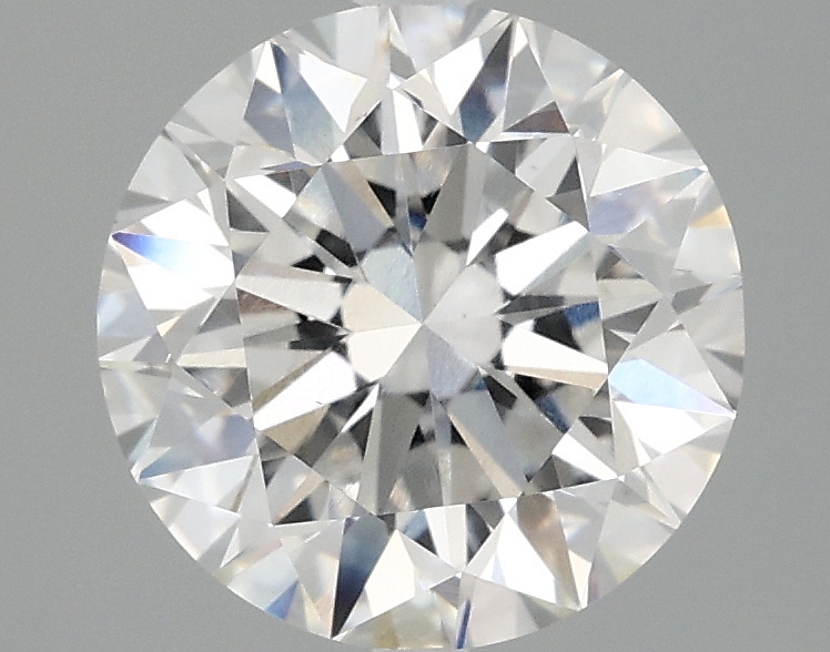 2.69ct round D/VS1 lab-grown diamond, 8.74mm, IGI certified.