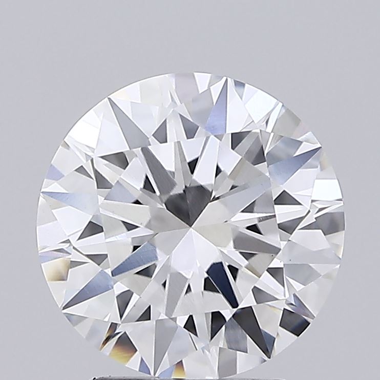 2.7ct round lab-grown diamond E/VS1 with IGI certification.