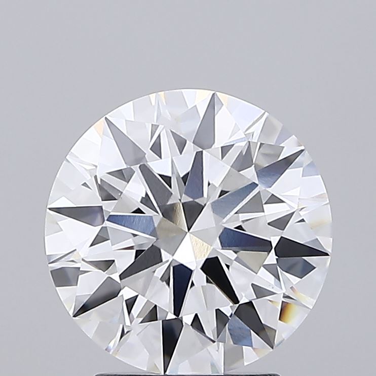 2.7ct round F/VVS2 lab-grown diamond, 8.97mm, IGI certified LG727584587.