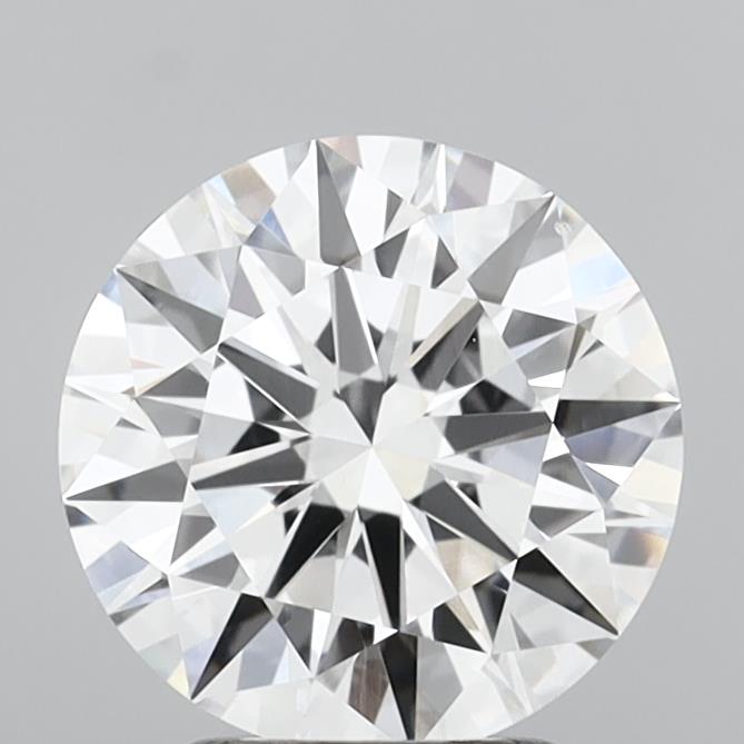 2.72ct round lab-grown diamond E/VS1, 9.01mm, IGI certified.