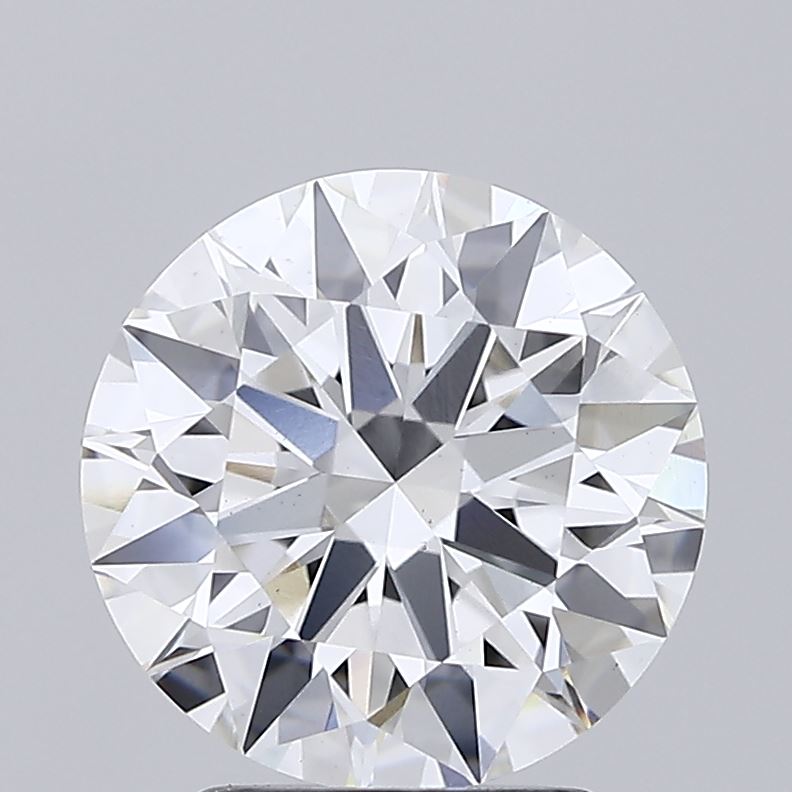 2.83ct round lab-grown diamond E/VS1, 9.03mm, IGI certified.