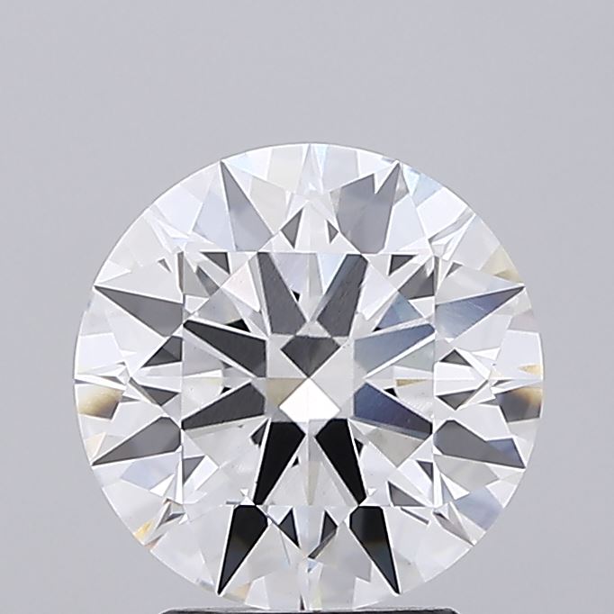 2.83ct round F/VVS2 lab-grown diamond, 9.12mm, IGI certified LG680533030.