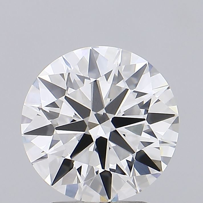 2.83ct round F/VVS2 lab-grown diamond, 9.14mm, IGI certified.