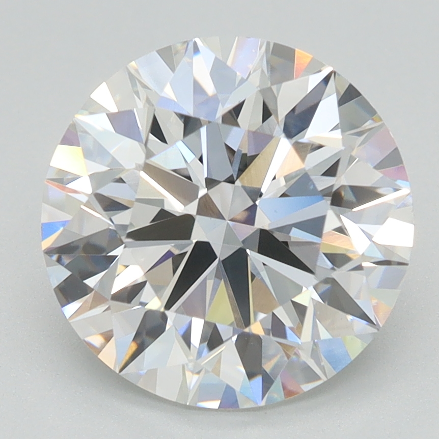 2.84ct round lab-grown diamond E/VS1, 8.99mm, IGI certified.
