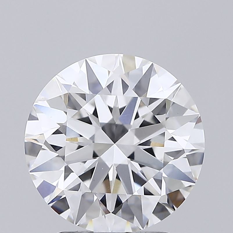 2.85ct round lab-grown diamond F color VS1 clarity IGI certified
