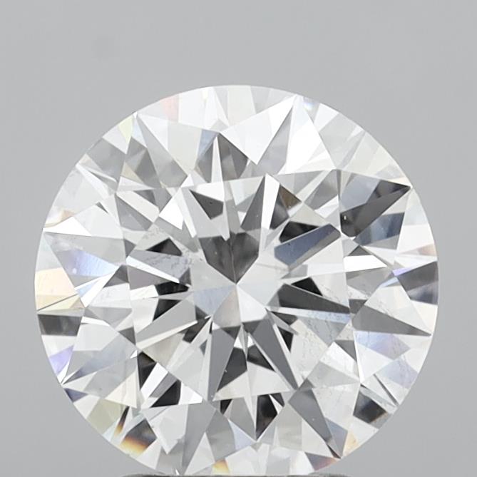 2.86ct round lab-grown diamond E/VS2 with IGI certification.
