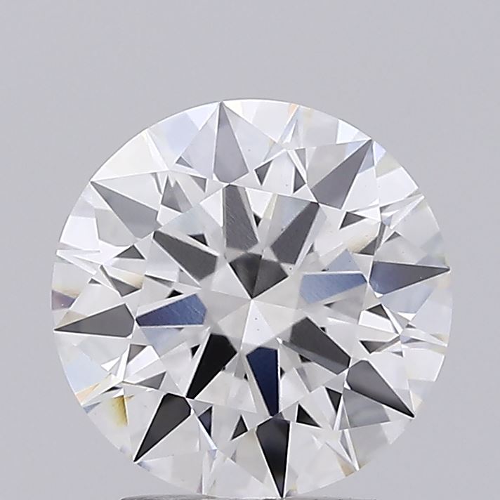 2.86ct round F/VS1 lab-grown diamond, 9.20mm, IGI certified.
