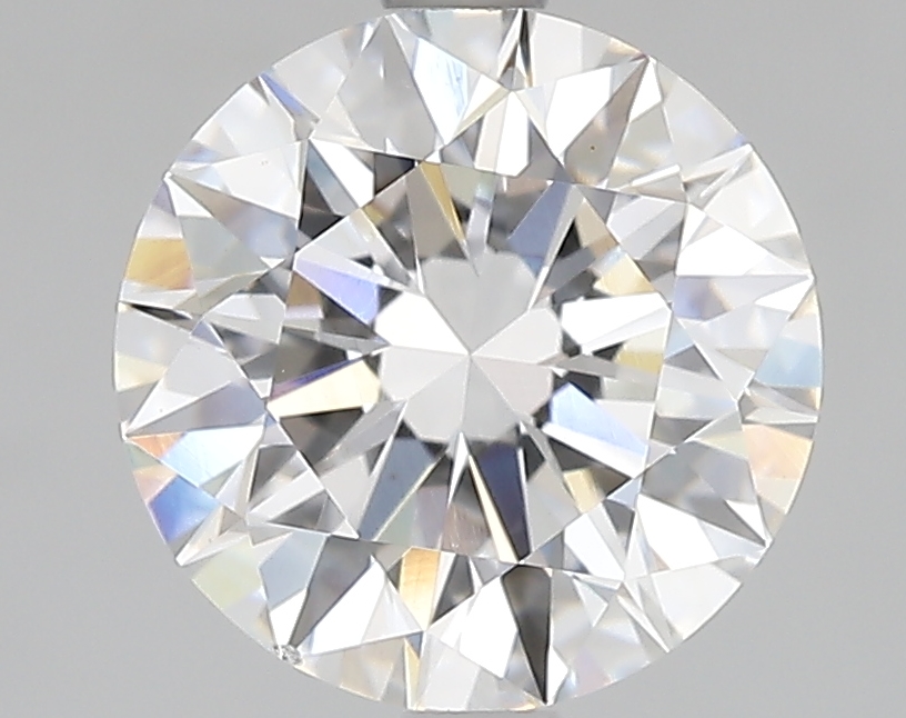 2.89ct round lab-grown diamond, D color, VS2 clarity, IGI certified.