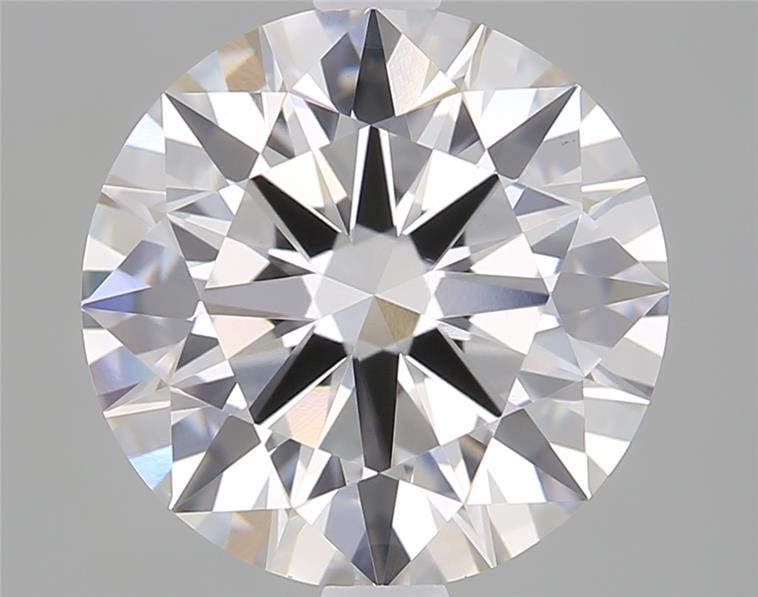 2.9ct round lab-grown diamond, G color, VS1 clarity, IGI certified.