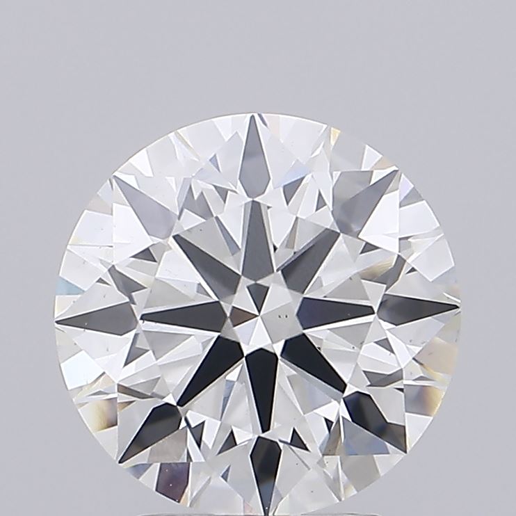 2.93ct round lab-grown diamond F color VS2 clarity IGI certified