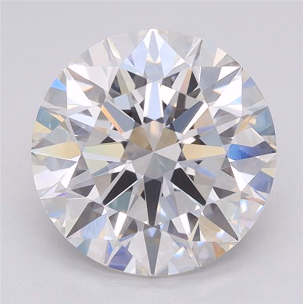 2.94ct round F/VVS1 lab-grown diamond, 9.19mm, IGI certified LG734517026.