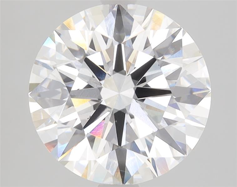 3.02ct round D/VS1 lab-grown diamond, ID cut grade, IGI certified.