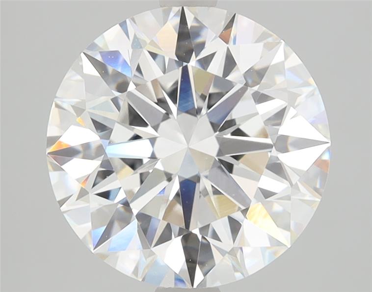3.02ct round lab-grown diamond E/VVS2 ID cut grade IGI certified