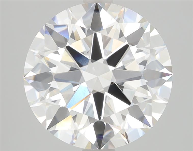3.03ct round lab-grown diamond E/VVS2 ID cut grade IGI certified