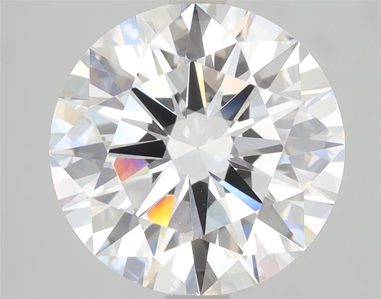 3.03ct round lab-grown diamond E/VVS2 ID cut grade IGI certified