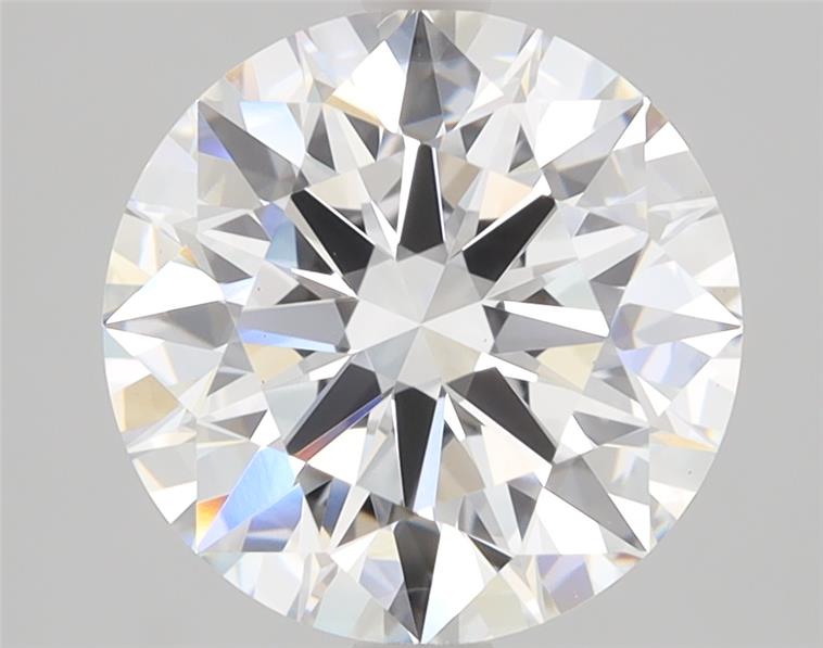 3.04ct round D/VS1 lab-grown diamond, ID cut grade, IGI certified.