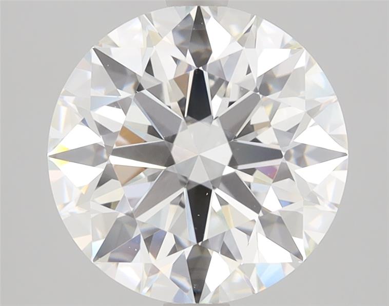 3.04ct round lab-grown diamond E/VVS2 ID cut grade IGI certified