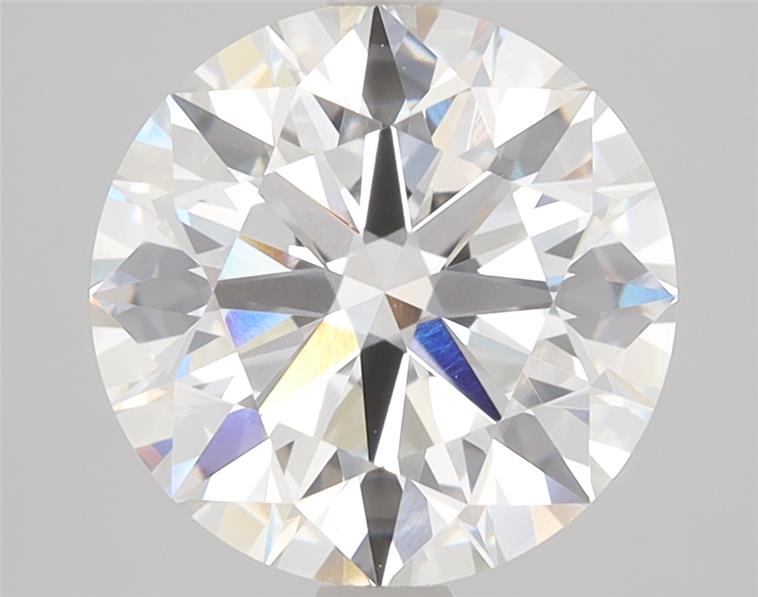 3.04ct round lab-grown diamond E/VVS2 ID cut grade IGI certified
