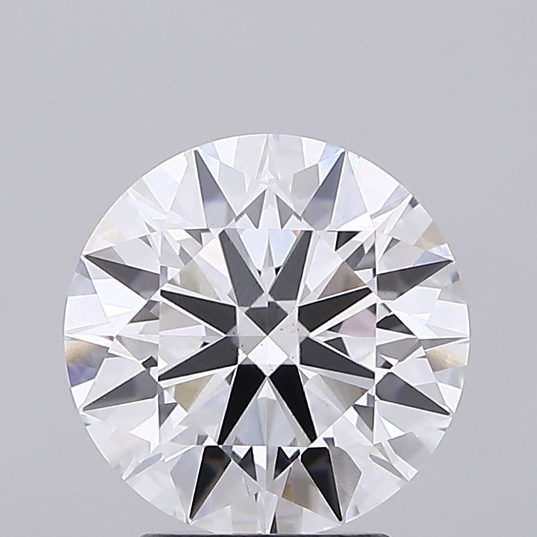 3.08ct round lab-grown diamond E/VS2 with IGI certification.