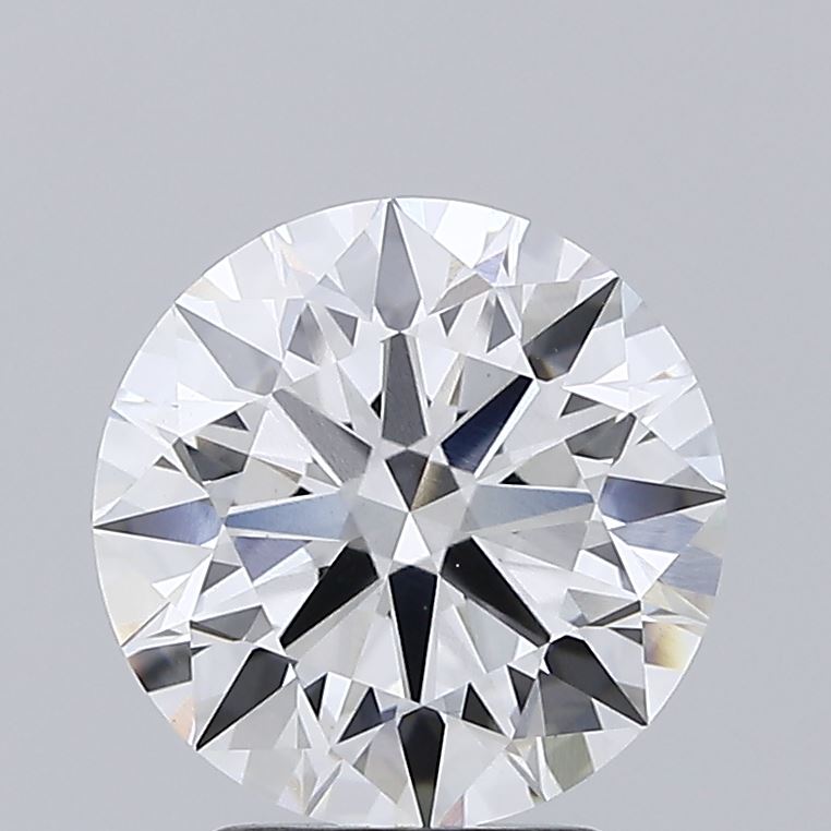 3.16ct round F/VS1 lab-grown diamond, 9.38mm, IGI certified.