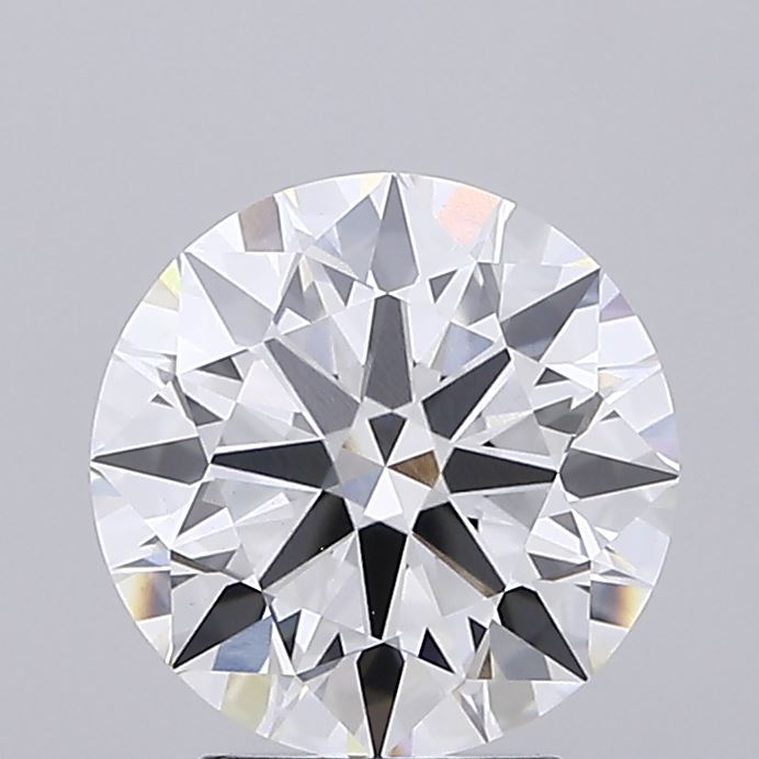 3.16ct round F/VS1 lab-grown diamond, 9.41mm, IGI certified.