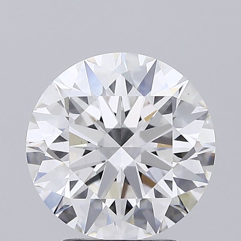 3.18ct round lab-grown diamond E/VS2 with IGI certification.