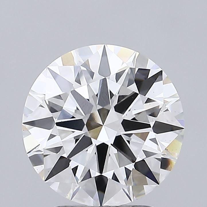 3.19ct round F/VS1 lab-grown diamond, 9.48mm, IGI certified.