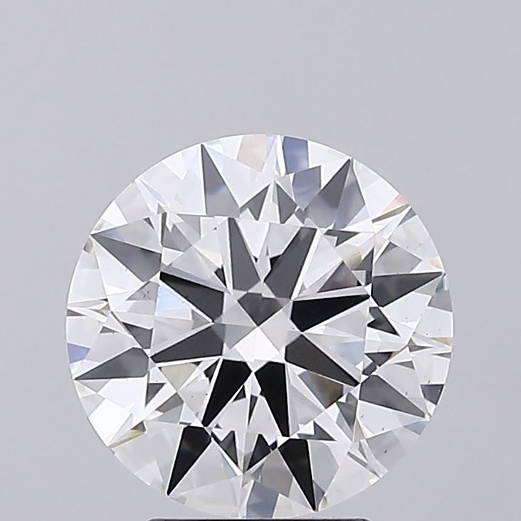 3.2ct round F/VS2 lab-grown diamond, 9.52mm, IGI certified.