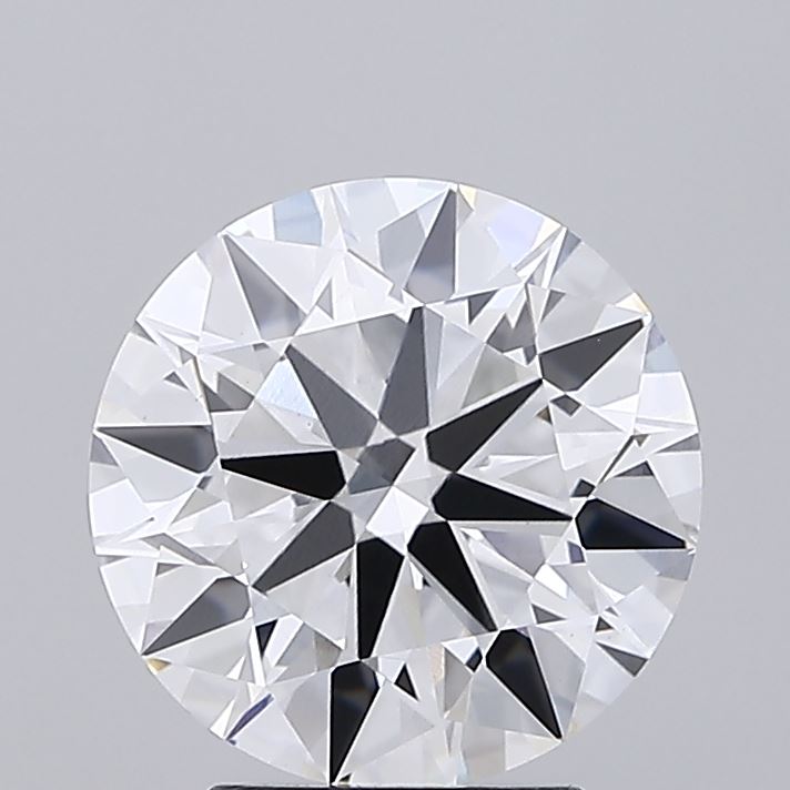 3.21ct round lab-grown diamond E/VS1, 9.55mm, IGI certified.