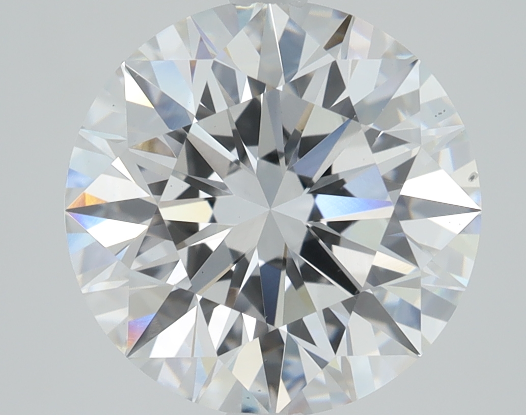 3.21ct round lab-grown diamond E/VS2 with IGI certification.