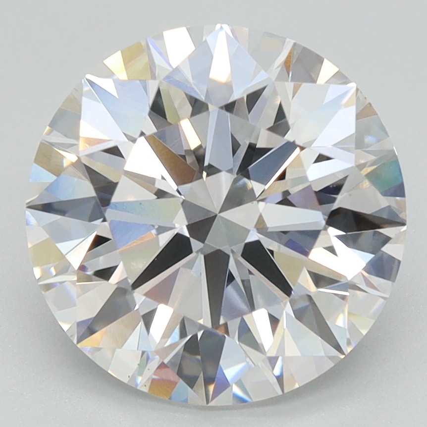 3.35ct round lab-grown diamond F color VS1 clarity IGI certified