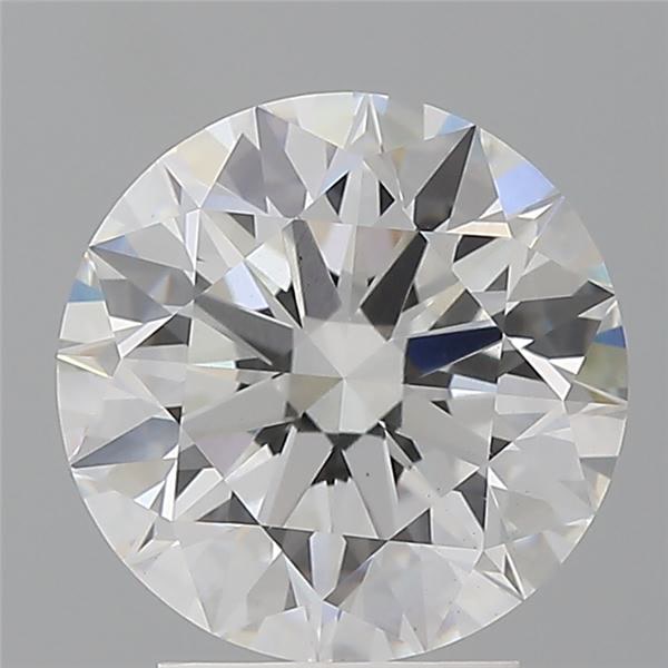 3.38ct round lab-grown diamond E/VS2 with IGI certification.