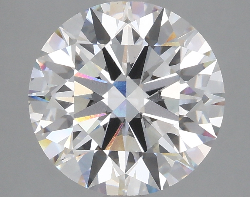 3.4ct round lab-grown diamond F/VS2 IGI certified 9.63mm