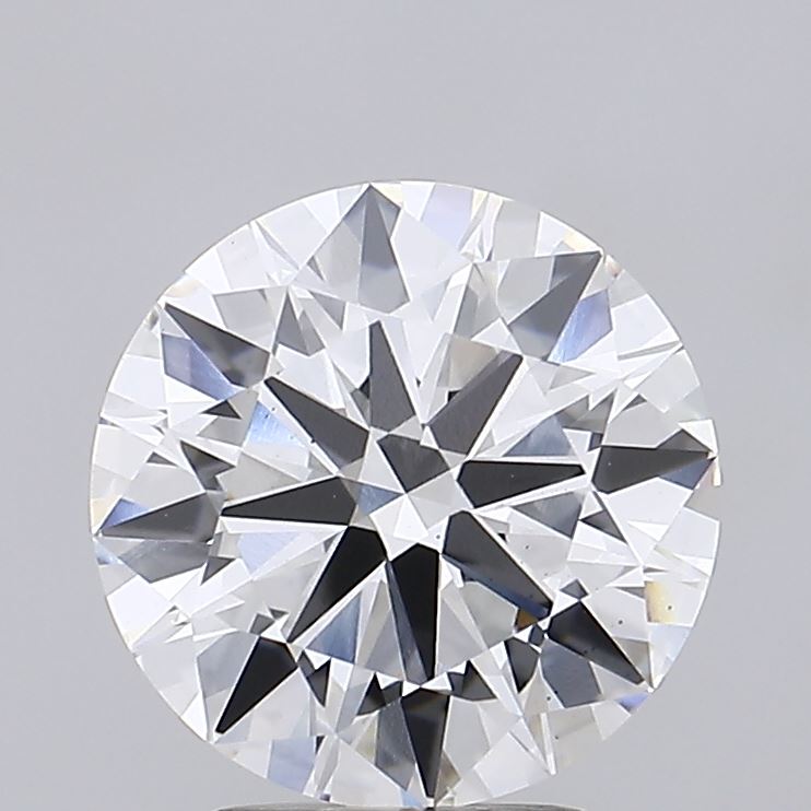 3.41ct round lab-grown diamond E/VS1 with IGI certification.