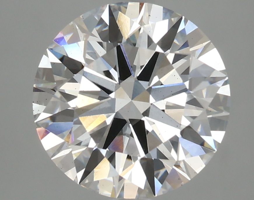 3.41ct round lab-grown diamond F color VS2 clarity IGI certified