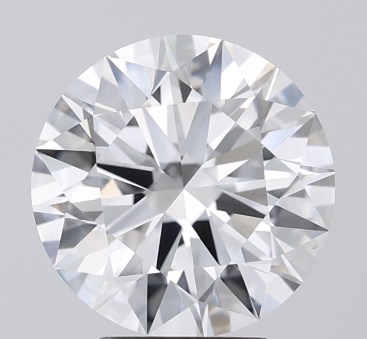 3.42ct round lab-grown diamond E/VS1 with IGI certification.
