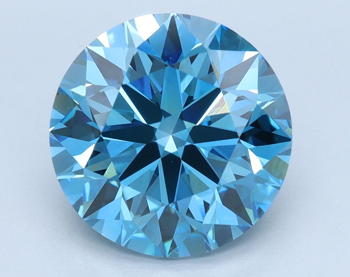 3.49ct Round lab-grown diamond