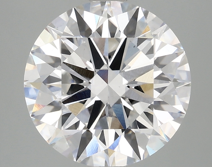 3.84ct round lab-grown diamond, D color, VS1 clarity, IGI certified
