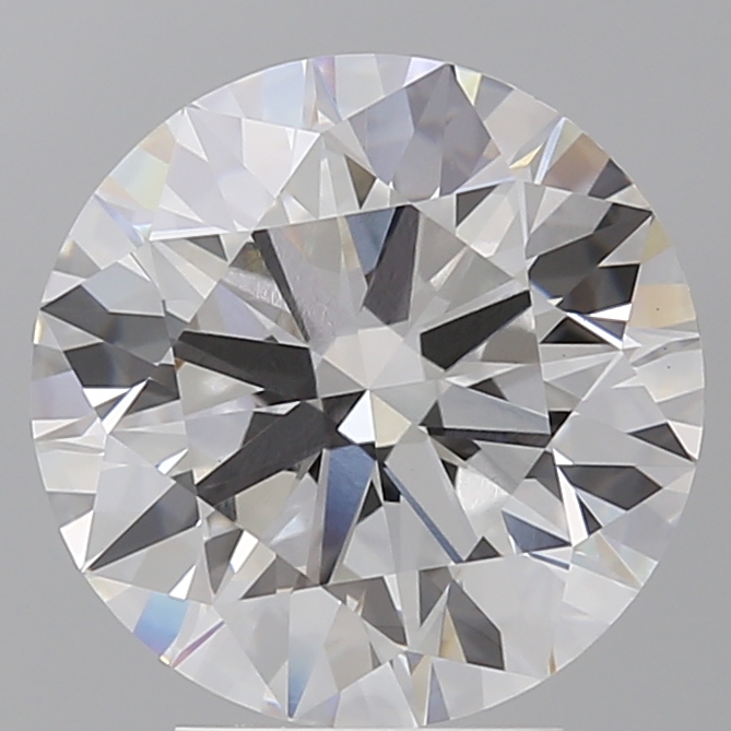 4.1ct round lab-grown diamond E/VS1, 10.28mm, IGI certified.