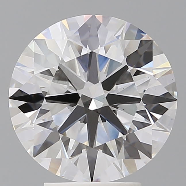 4.1ct round lab-grown diamond E/VS2, 10.29mm, IGI certified.