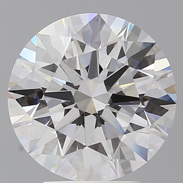 4.1ct round lab-grown diamond E/VS2, 10.28mm, IGI certified.
