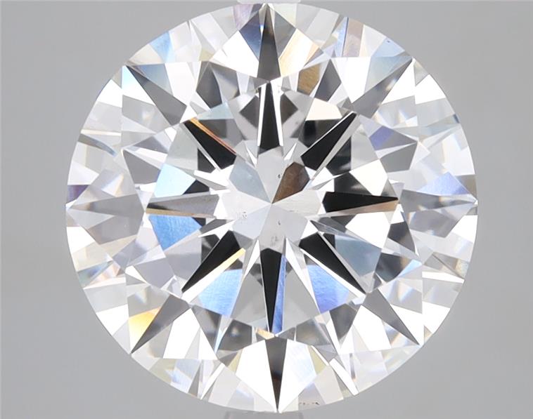 4.54ct round lab-grown diamond, F color, VS1 clarity, 10.85-10.85x6.38 mm measurements