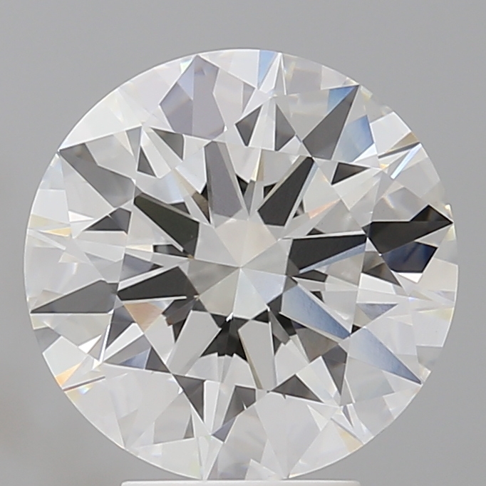 4.57ct Round Lab-Grown Diamond, F/VVS2, Ideal Cut Grade